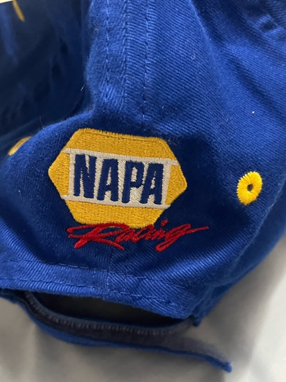 Winner's Circle Blue Racing Cap with Number 15 - Picture 5 of 5